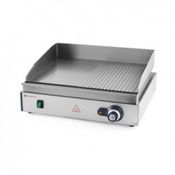 Płyta grillowa 1/2 gładka, 1/2 ryflowana