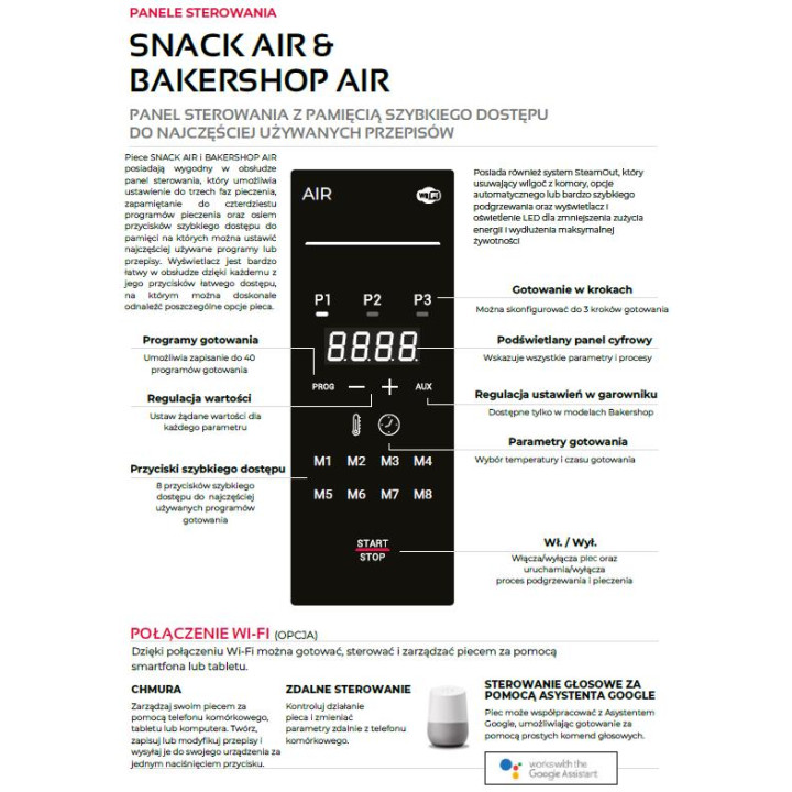 Piec konwekcyjny | piekarniczy | 3x460x330 mm | 3,6 kW | 230 V | Mychef BAKERSHOP AIR 343E