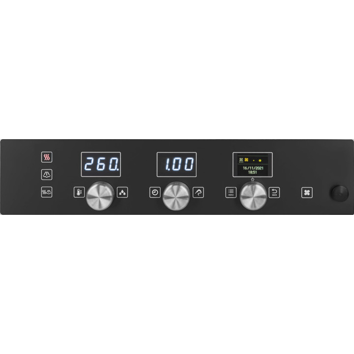 Piec konwekcyjno-parowy ICET101E | automatyczny system myjący | przystosowanie pod podłączenie okapu |  10x GN 1/1 | 10x 600x