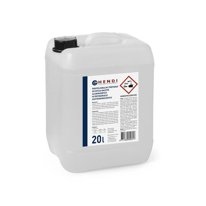 Profesjonalny preparat do mycia naczyń aluminiowych w zmywarkach gastronomicznych