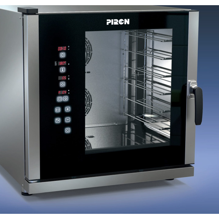 Piec konwekcyjno-parowy 5x GN1/1 | automatyczny system myjący | 6,3 kW | Piron Vespucci Wash PF8904