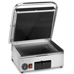 Kontakt grill panini | opiekacz ceramiczny | ryflowana góra i dół | 2 kW | 410x480x210 | RQ17012