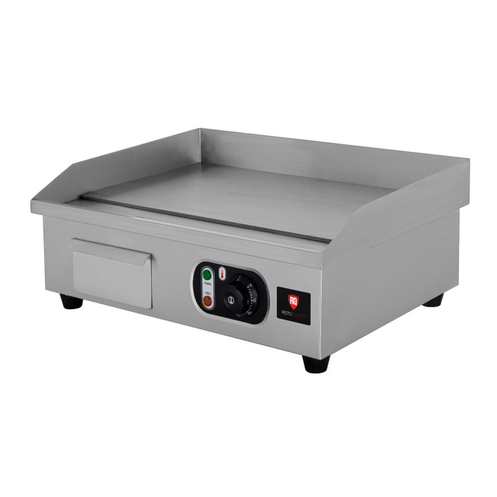 Płyta grillowa elektryczna | gładka | nastawna | 3 kW | 550x400x220 mm | RQHEG-818A