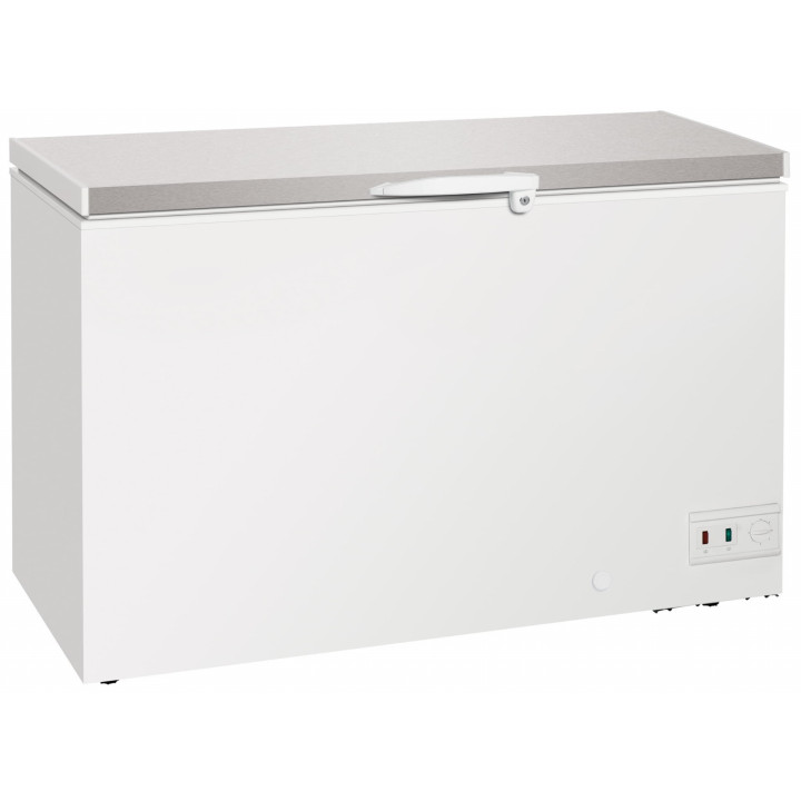Zamrażarka skrzyniowa SB452XE | 368l | pokrywa ze stali nierdzewnej