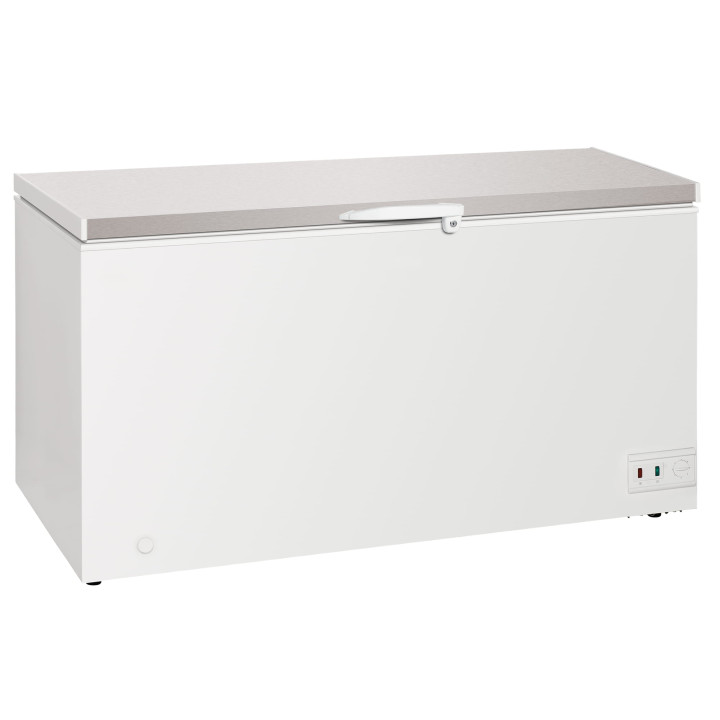 Zamrażarka skrzyniowa SB552XE | 459l | pokrywa ze stali nierdzewnej