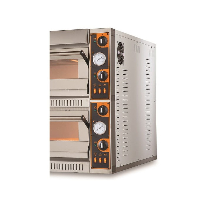 Piec do pizzy elektryczny | dwukomorowy | 12x36 | TOP 66 XL (TecPro66)