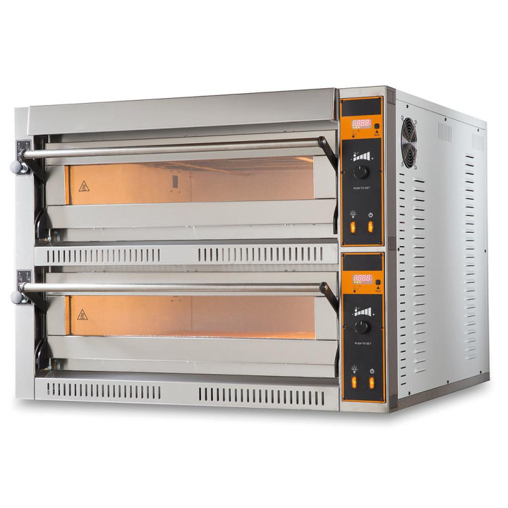 Piec do pizzy elektryczny | dwukomorowy | 12x36 | TOP D 66 XL (TecproD66)
