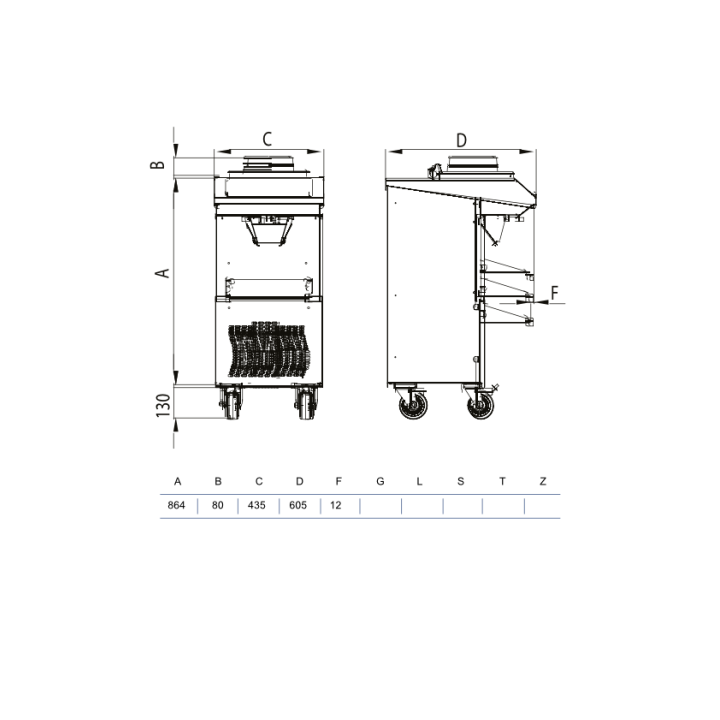 Freezer elektromechaniczny do produkcji lodów 15L/godzina MASTERGEL BFE150 STAF59