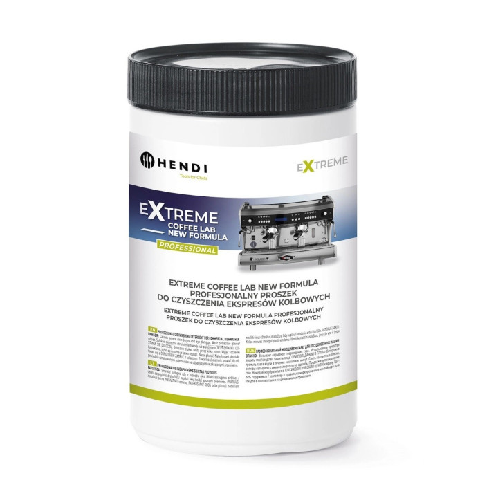 Extreme Coffee Lab NEW FORMULA profesjonalny proszek do czyszczenia ekspresów kolbowych, HENDI, 750 g Hendi 976685
