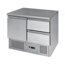 Stół chłodniczy z szafką i 2 szufladami ESL 900x700x850mm