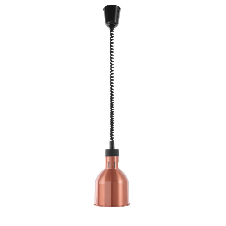 Lampa do podgrzewania potraw - wisząca - śr.175x(H)250mm miedziana