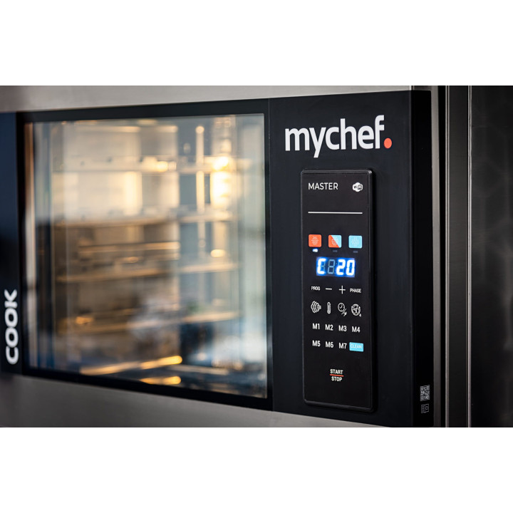 Piec konwekcyjno-parowy elektryczny | system myjący | 6xGN2/3 | 6,3 kW | 400 V | Mychef Cook MASTER Compact 623E TSC