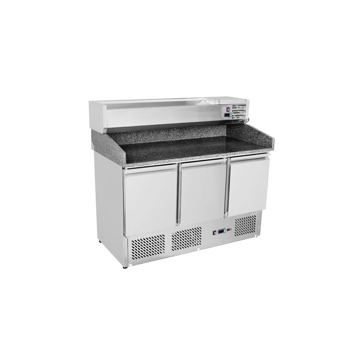 Stół do pizzy 3-drzwiowy z nadstawą chłodniczą Redfox MP-903 00028545 Redfox 00007345