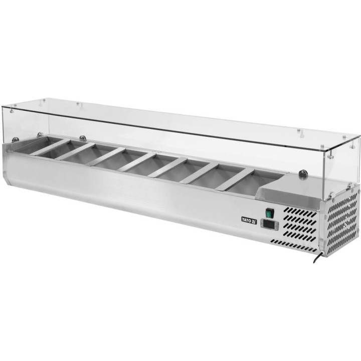 Witryna chłodnicza nadstawka 8*GN 1/4 YG-05323 Yato YG-05323