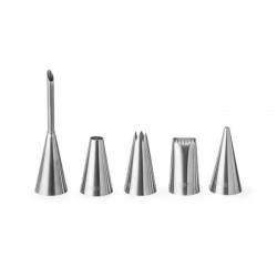 Końcówki do rękawów różne - zestaw 5 szt. Hendi 551592