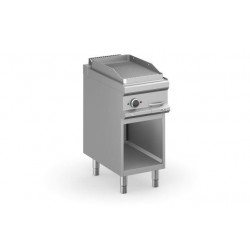 Płyta grillowa elektryczna na podstawie z trzech stron zamkniętej 400x700 - ryflowana Magistra Plus 700 Wariant podstawowy