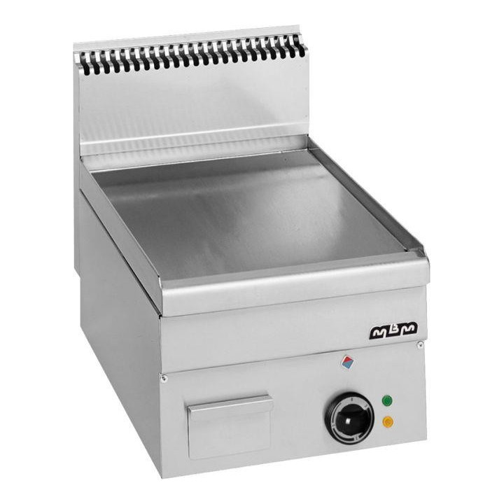 Płyta grillowa elektryczna, stołowa  400x600 - gładka, Minima 600