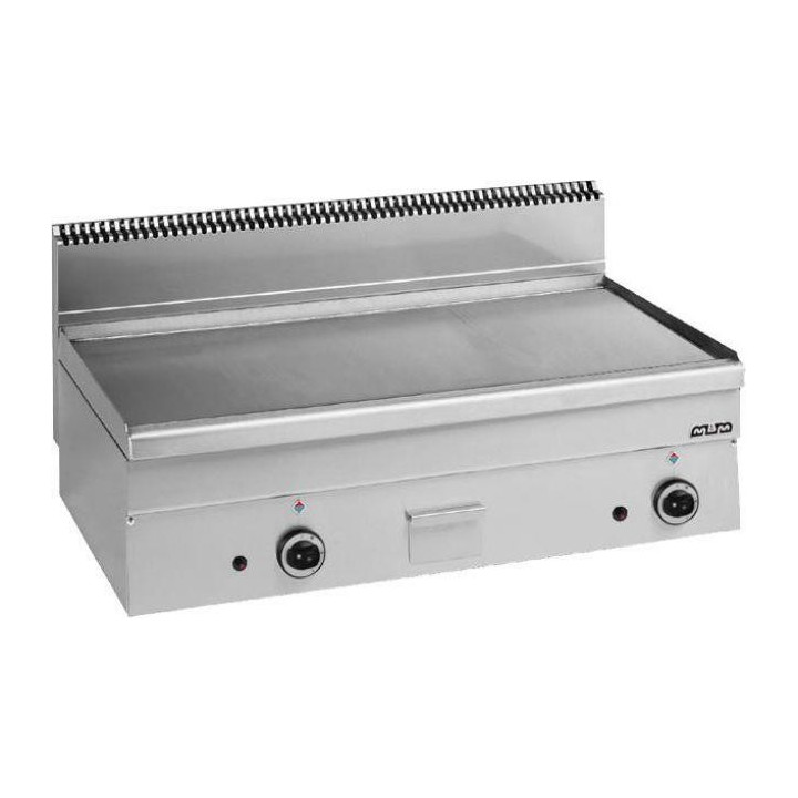 Płyta grillowa gazowa, stołowa  1000x600 - gładka, chromowana, Minima 600