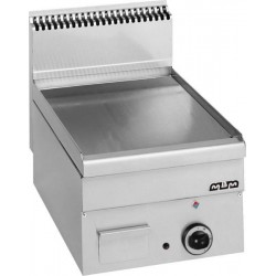 Płyta grillowa gazowa, stołowa  400x600 - gładka, Minima 600