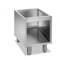 Podstawa z trzech stron zamknięta pod urządzenia stołowe linii MINIMA 600, wym.: 400x510x(H)580 mm