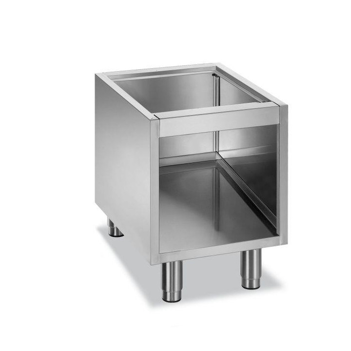 Podstawa z trzech stron zamknięta pod urządzenia stołowe linii MINIMA 600, wym.: 400x510x(H)580 mm