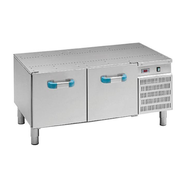 Postawa chłodnicza pod urządzenia stołowe linii Minima 600, 1200x600 z 2 szufladami