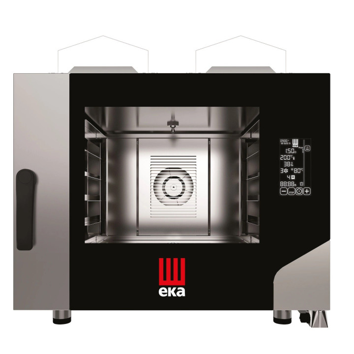 Piec konwekcyjno - parowy Millennial Black Mask BAKERY 4 x 600 x 400 gazowy z bezpośrednim natryskiem sterowany elektronicznie 