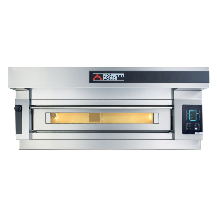 Piec jednokomorowy S100 z okapem i bazą piec jednokomorowy z okapem i bazą Moretti Forni MFS100M