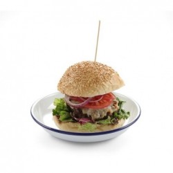 Talerz głęboki emaliowany śr. 200 mm