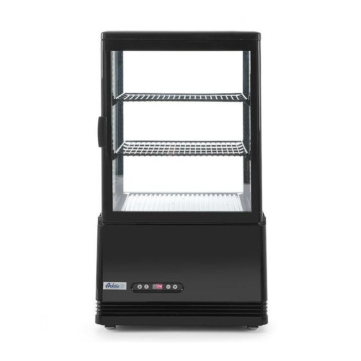 Witryna chłodnicza nastawna 58L czarna Arktic Hendi 233627