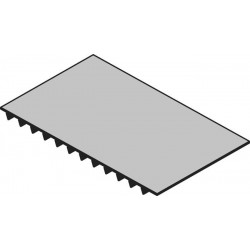 Płyta aluminiowa GN1/1 do wypieku pizzy do pieców konwekcyjno-parowych Lainox