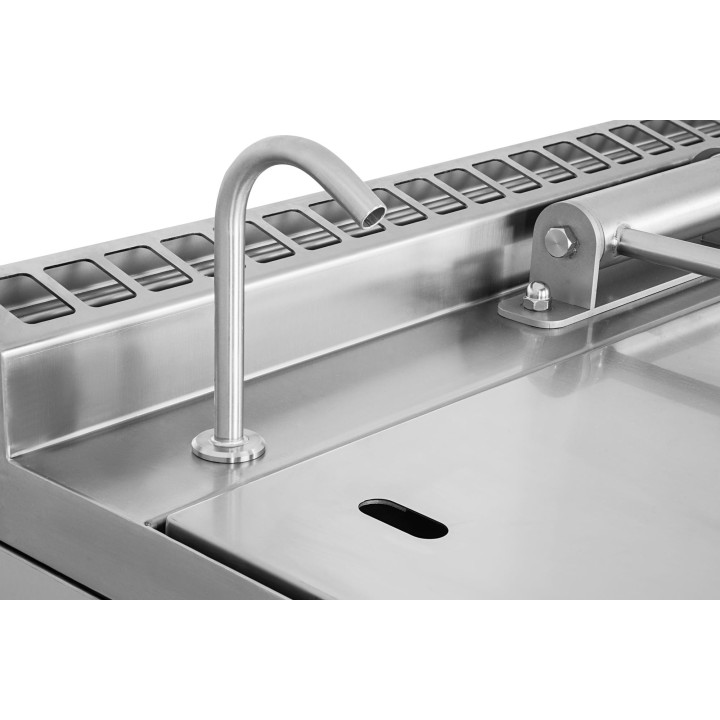 Patelnia uchylna gazowa | stal nierdzewna | 16 kW | 80 l | 800x900x900 mm | RQBS85,98G