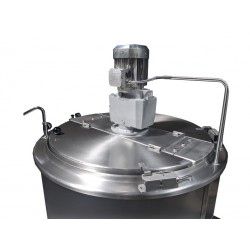 Kocioł warzelny parowy z grzaniem pośrednim | opcja mieszadła | 200 l | maks, zużycie pary ~70 kg/h | 990x1020x890 mm | RQK-200N