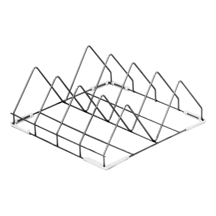 Kosz do mycia tac | 4 przegrody | do zmywarek Krupps | 500x500x200 mm | 640200
