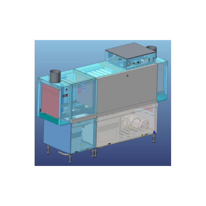 Zmywarka tunelowa koszowa 360L/R