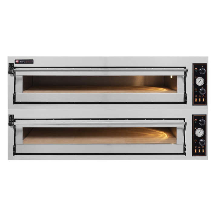 Piec elektryczny piekarniczy modułowy szamotowy | 8x600x400 | szeroki | BAKE 66/L (TR66/L)