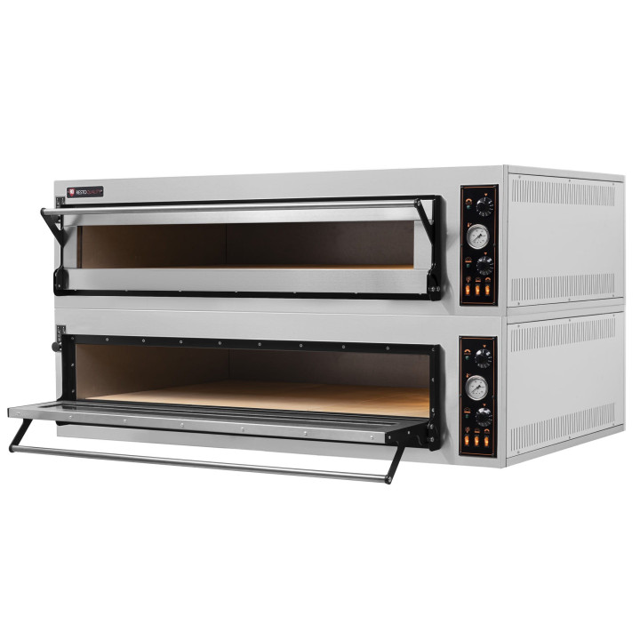 Piec elektryczny piekarniczy modułowy szamotowy | 8x600x400 | szeroki | BAKE 66/L (TR66/L)