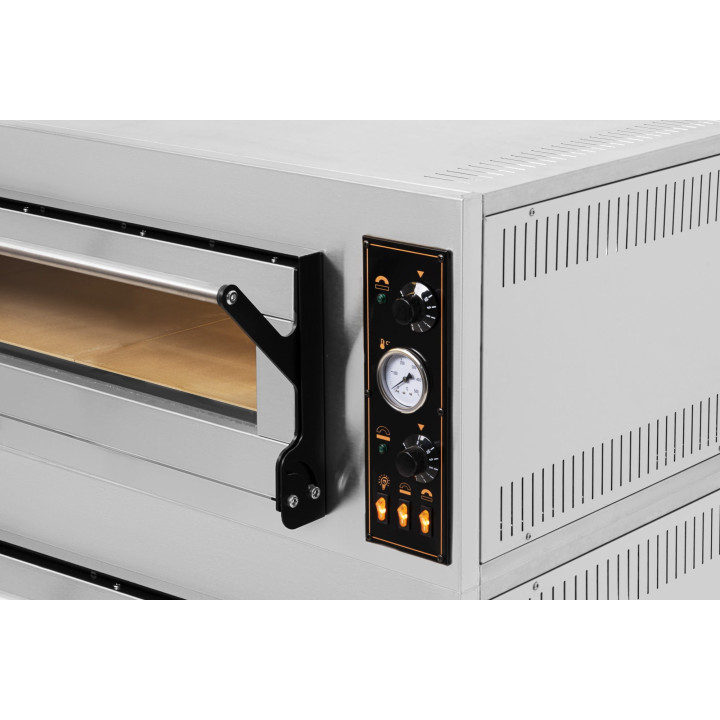 Piec elektryczny piekarniczy modułowy szamotowy | 8x600x400 | szeroki | BAKE 66/L (TR66/L)