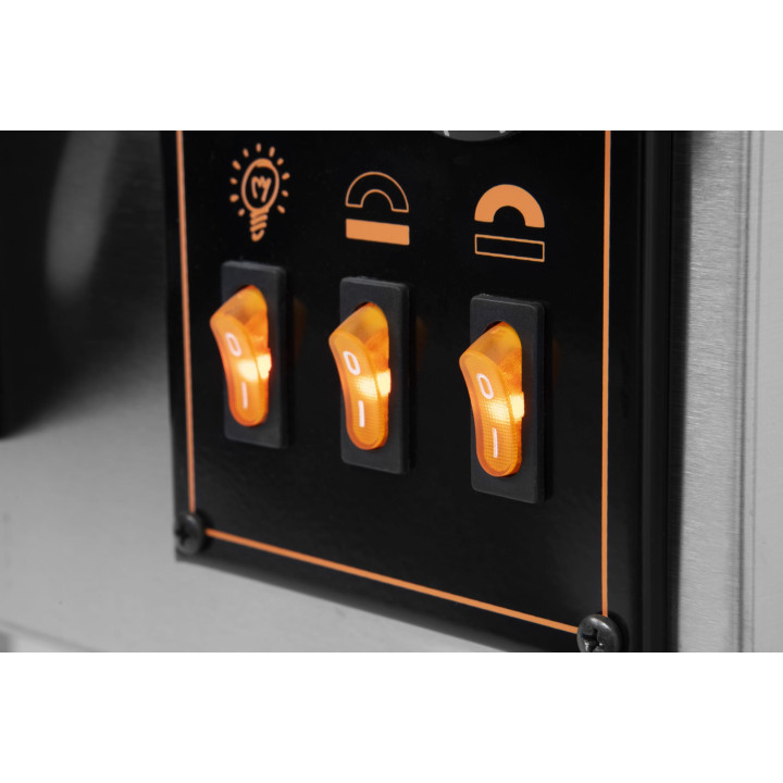 Piec elektryczny piekarniczy modułowy szamotowy | 8x600x400 | szeroki | BAKE 66/L (TR66/L)