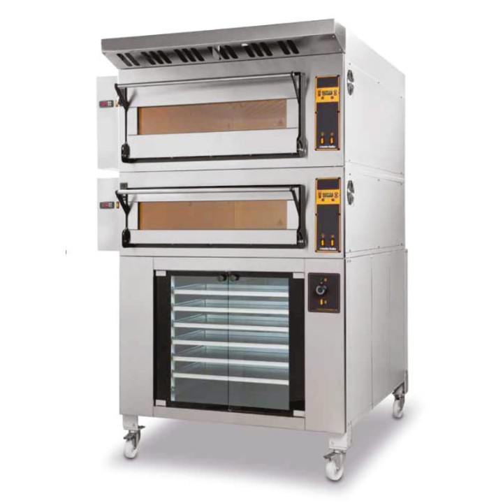 Piec elektryczny piekarniczy modułowy szamotowy | 4x600x400 | szeroki | BAKE D6/L (TRD6/L)