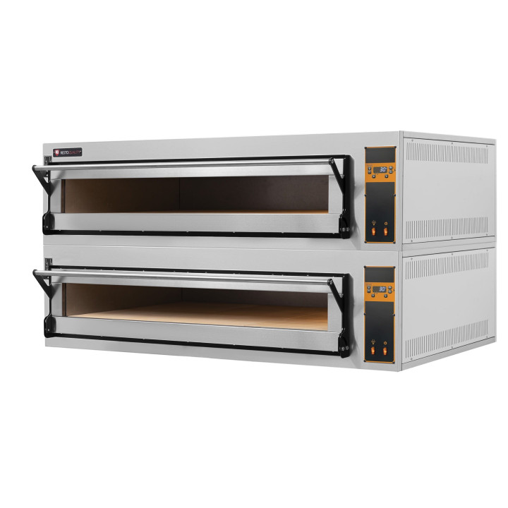 Piec elektryczny piekarniczy modułowy szamotowy | 8x600x400 | szeroki | BAKE D66/L (TRD66/L)