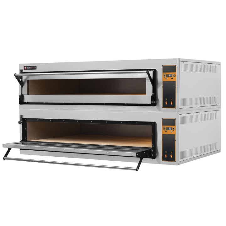 Piec elektryczny piekarniczy modułowy szamotowy | 8x600x400 | szeroki | BAKE D66/L (TRD66/L)