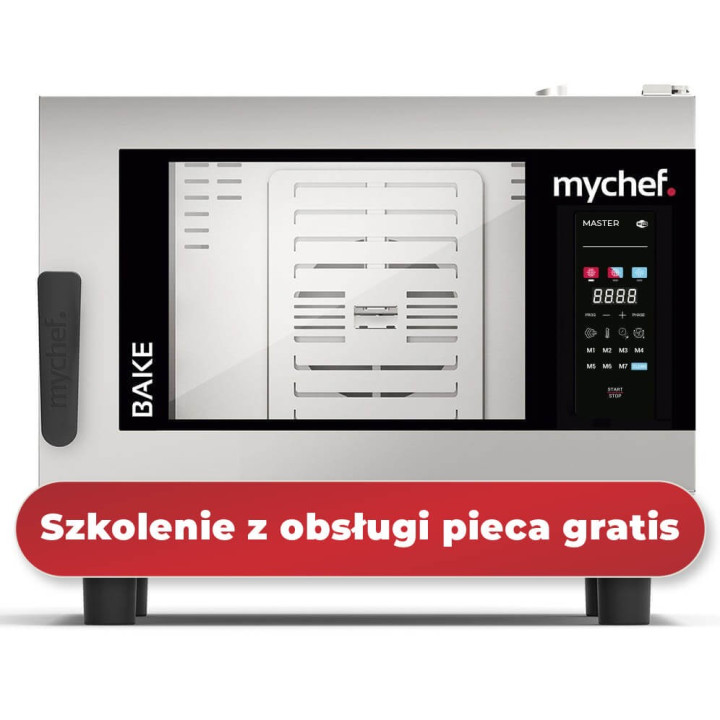 Piec konwekcyjno-parowy elektryczny | piekarniczo-cukierniczy | automatyczny system myjący | 4x600x400 |  7,3 kW | 400 V | Myche