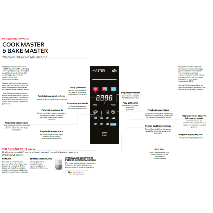Piec konwekcyjno-parowy gazowy | z wózkiem | piekarniczo-cukierniczy | automatyczny system myjący | 16x600x400 |  70 kW | 230 V 