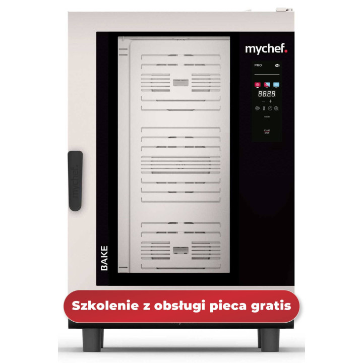 Piec konwekcyjno-parowy elektryczny | piekarniczo-cukierniczy | automatyczny system myjący | 10x600x400 |  18,9 kW | 400 V | Myc