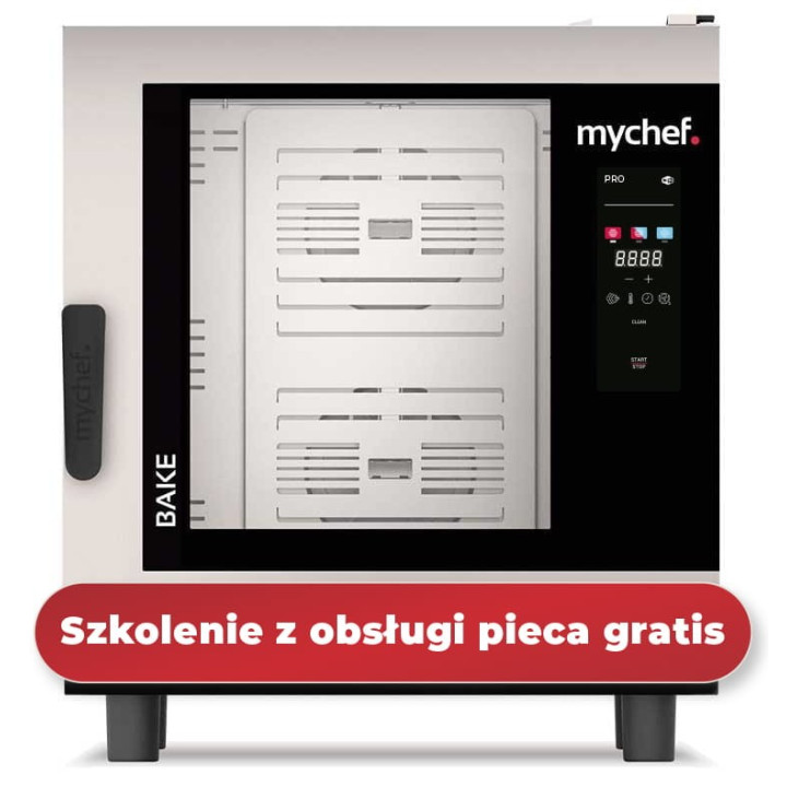Piec konwekcyjno-parowy elektryczny | piekarniczo-cukierniczy | automatyczny system myjący | 6x600x400 |  12,6 kW | 400 V | Mych