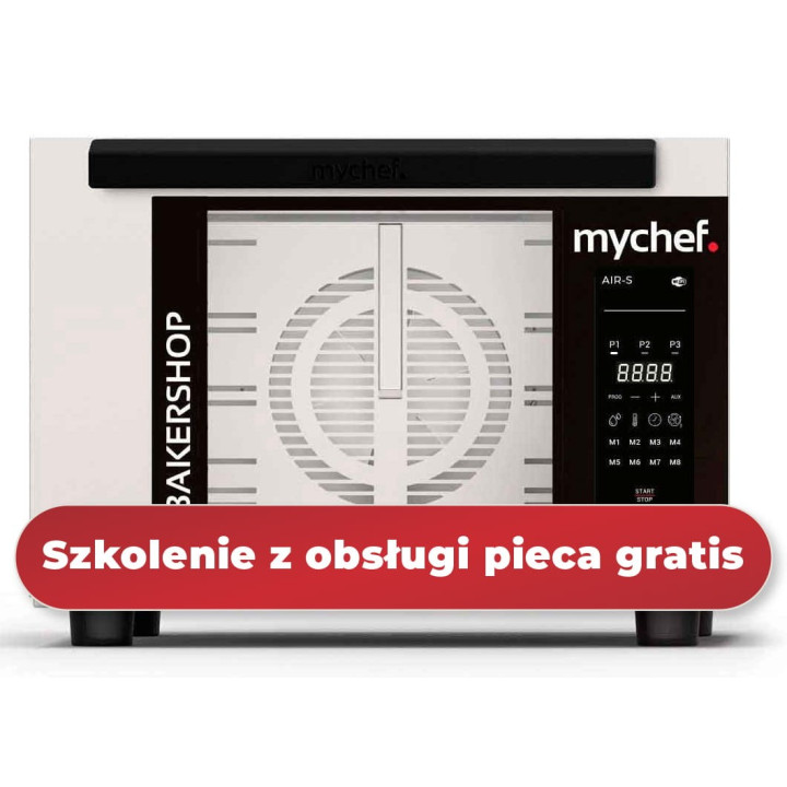 Piec konwekcyjny z naparowaniem | piekarniczy | 4x460x330 mm | 3,6 kW | 230 V | Mychef BAKERSHOP AIR-S 443E