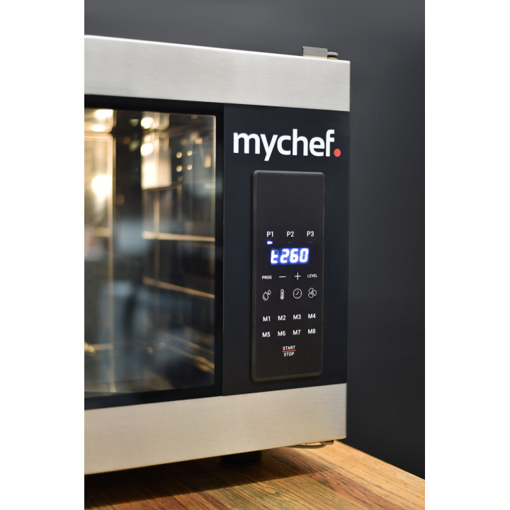 Piec konwekcyjny z naparowaniem | piekarniczy | 4x460x330 mm | 3,6 kW | 230 V | Mychef BAKERSHOP AIR-S 443E