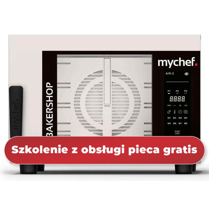 Piec konwekcyjny z naparowaniem | piekarniczy | 4x460x330 mm | 3,6 kW | 230 V | Mychef BAKERSHOP AIR-S 443E RD