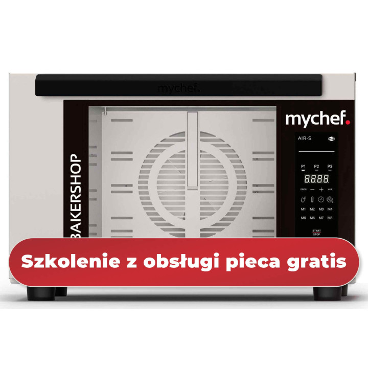 Piec konwekcyjny z naparowaniem | piekarniczy | 4x600x400 mm | 6,3 kW | 400 V | Mychef BAKERSHOP AIR-S 4E